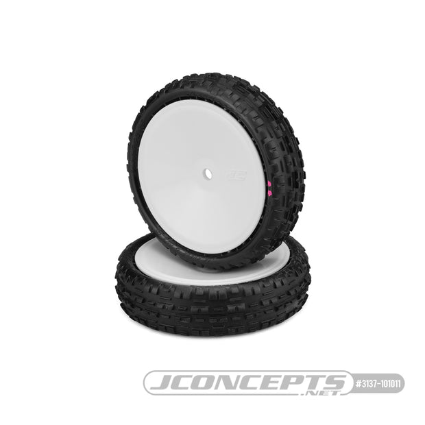 JConcepts 3137-101011 Swagger 2wd Front Tire - Premount - Pink