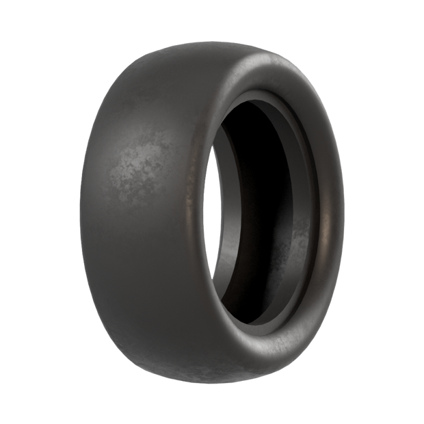 Raw Speed "Slick" 1/10 4wd Buggy Front Tire - (1pr)