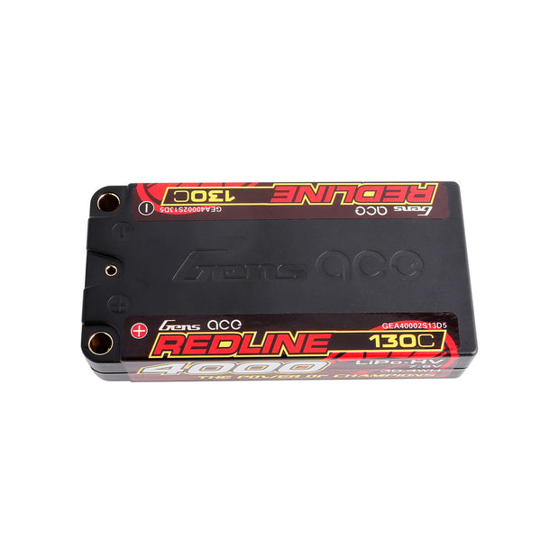 Gens Ace Redline  130C, 4000mAh 2s LiPo Battery