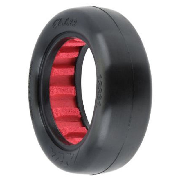 GARAGE SALE - AKA 13231CR "Slicks" 2WD Front Buggy Tires - Clay (1pr)