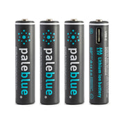 Pale Blue Lithium Ion Rechargeable Batteries - AAA (4pk)