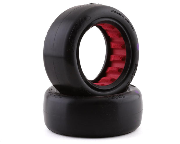 GARAGE SALE - AKA 13331CR "Slicks" 4WD Front Buggy Tires - Clay (1pr)