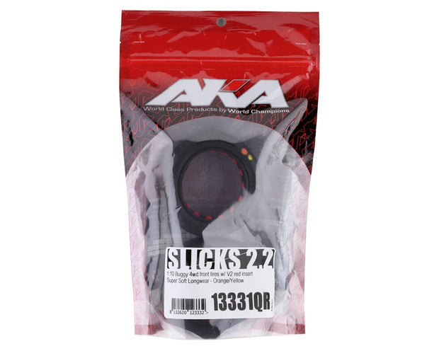GARAGE SALE - AKA 13331QR "Slicks" 2wd Front Buggy Tires - SSLW (1pr)