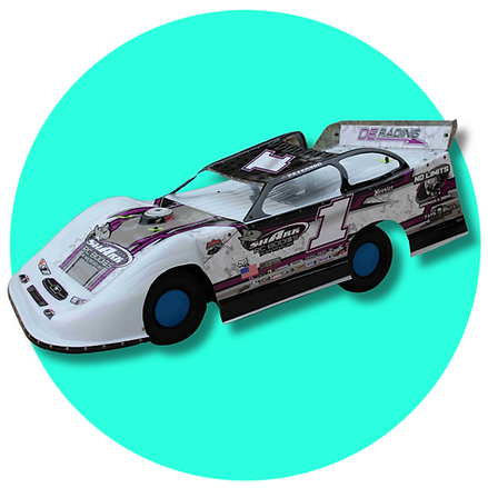 Shark Twister 1/10 SCT Super Late Model Body