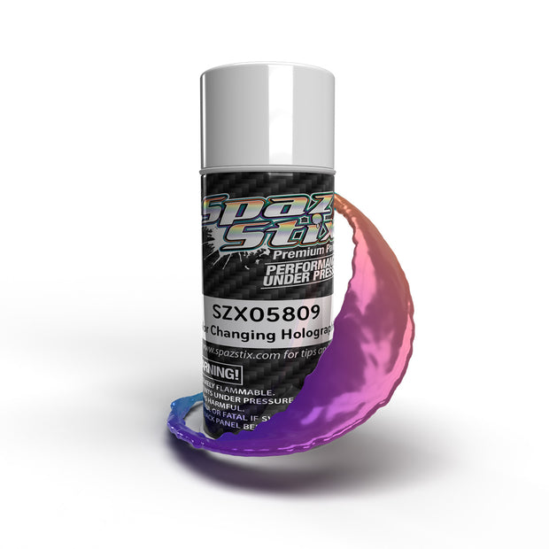 Spaz Stix Color Change Holographic, Aerosol Paint, 3.5oz Can