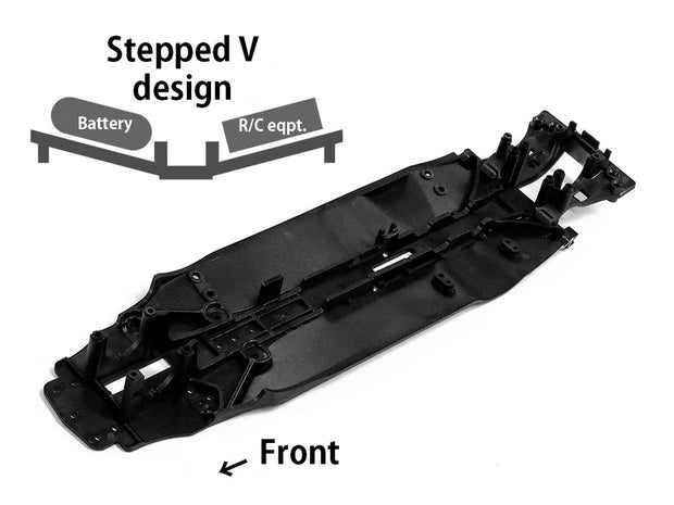 Tamiya 9335853 Lower Deck Chassis for TA08 Pro