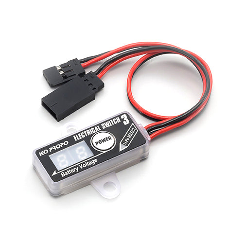 KO Propo 60230 Electrical Switch 3 (Lipo compatible)