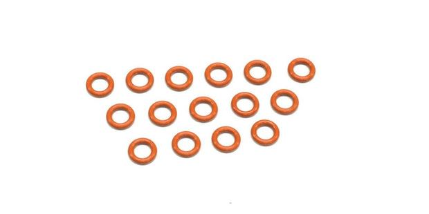 Kyosho ORG06B Silicone O-Ring (P6/Orange) 15Pcs
