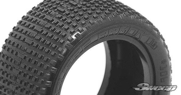 Sweep Square Armor 1/10 Rear Tires - (1pr)